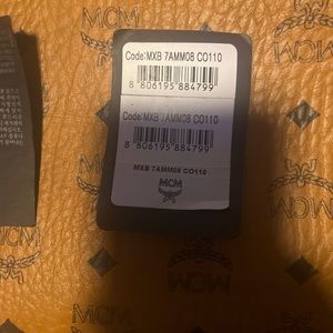 MCM leather backpack